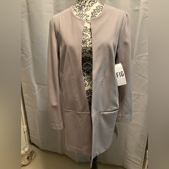 FIG *NWT* Trailhead Light Jacket- Blazer Style Open Front Longline (M) - Picture 3 of 15